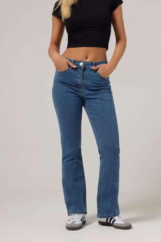PixieGirl Petite Women's Blue Bootcut Jeans | PixieGirl 2