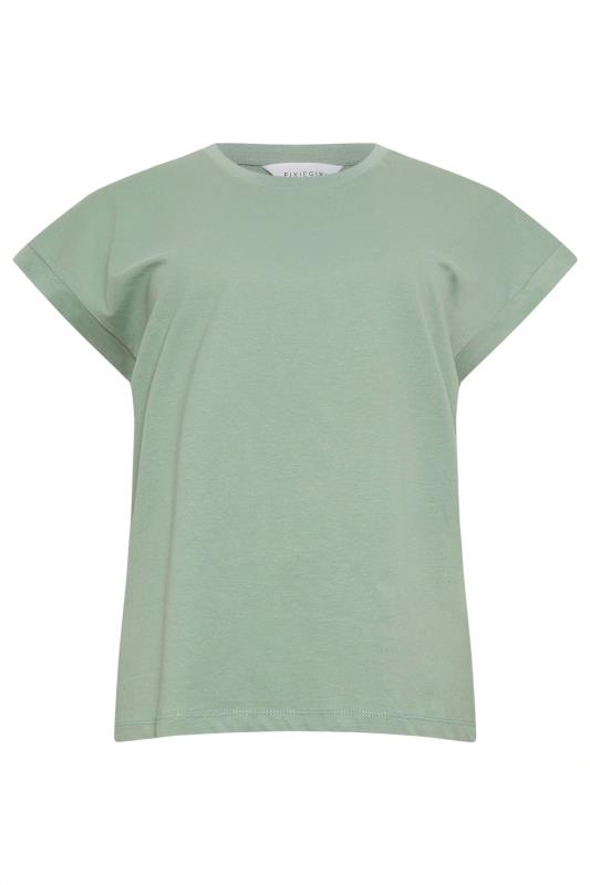 PixieGirl Petite Women's Sage Green Short Sleeve T-Shirt | PixieGirl 5