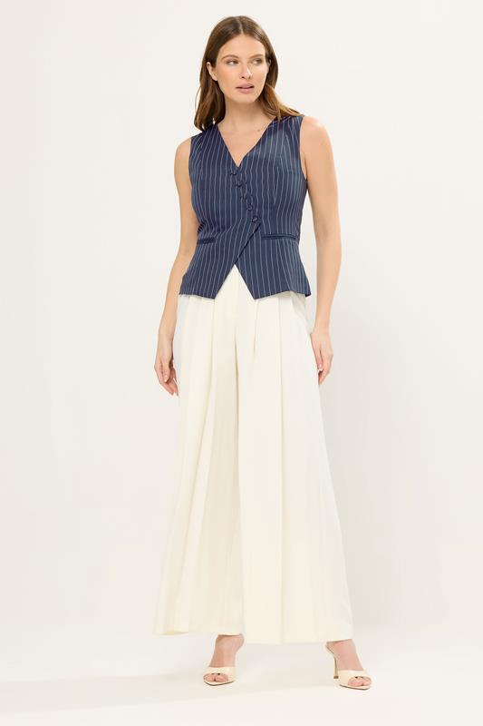 STAR Navy Blue Pinstripe Waistcoat | StarByJM 2