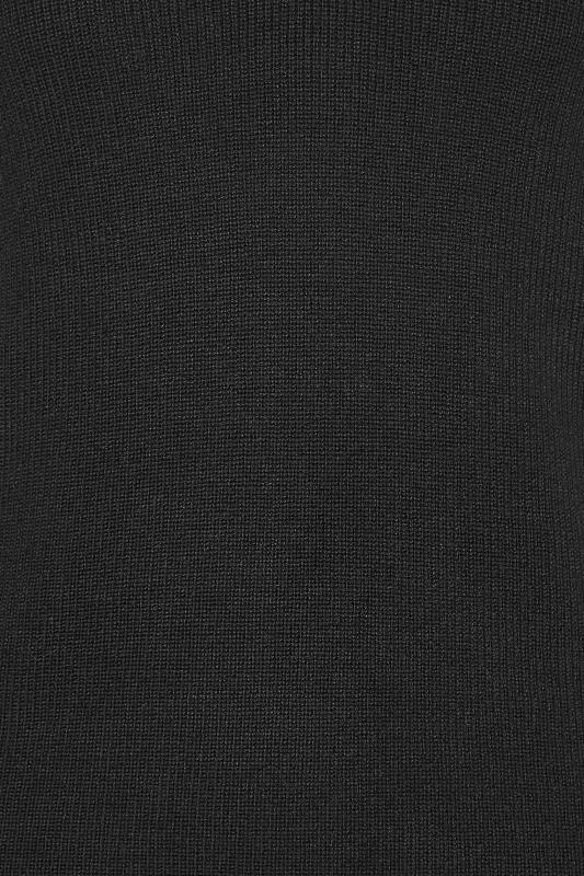 PixieGirl Black V-Neck Knitted Sweater Vest | PixieGirl  5