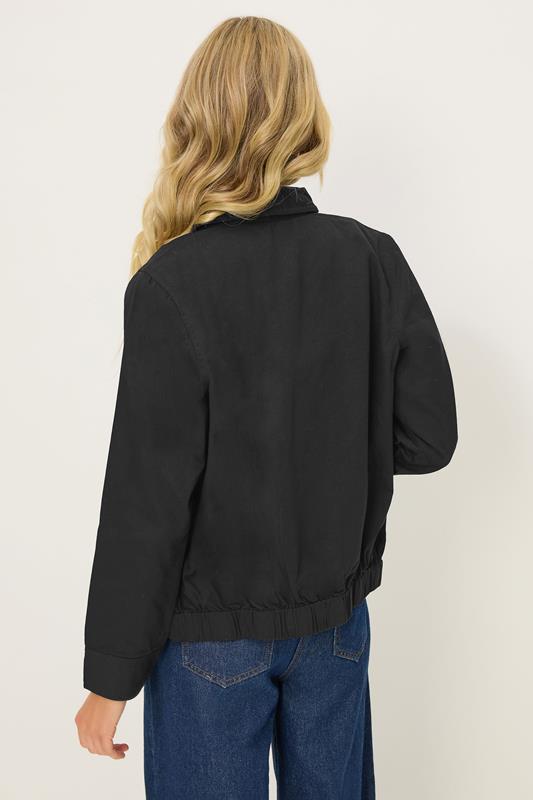 PixieGirl Black Bomber Collared Jacket | PixieGirl  3