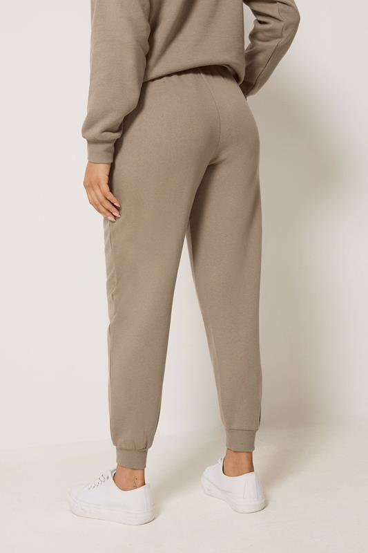 M&Co Petite Mocha Brown Cuffed Joggers | M&Co 2