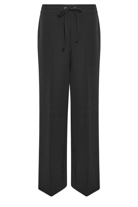 M&Co Black Crepe Wide Leg Trousers | M&Co 5