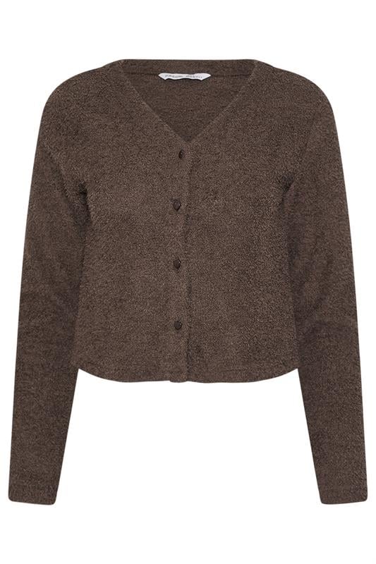 PixieGirl Petite Women's Chocolate Brown Chenille Cardigan | PixieGirl 6