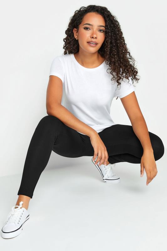 M&Co 2 PACK Black Stretch Cotton Leggings | M&Co 1