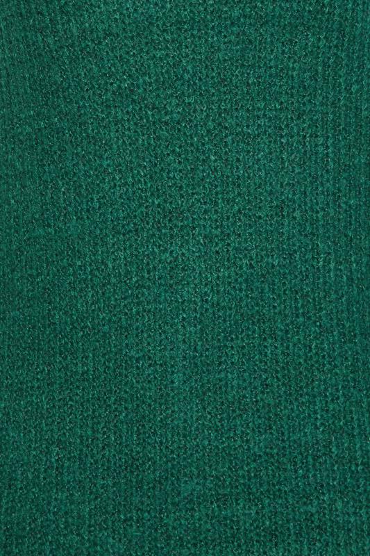 PixieGirl Green Bardot Tunic Knit Dress | PixieGirl 6