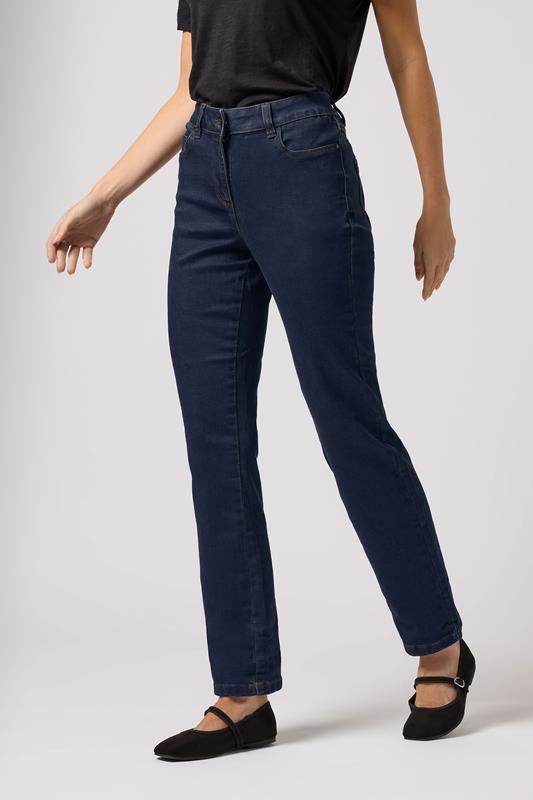  M&Co Indigo Blue Straight Leg Jeans