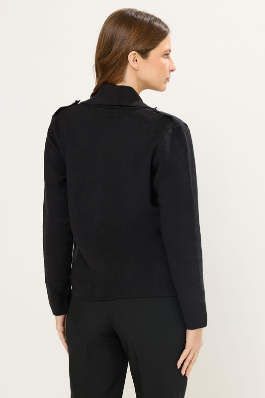 STAR Black Military Button Cardigan | StarByJM 4