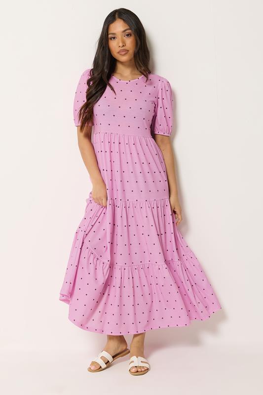 pink polka dot dress womens Lea Pink: Beautiful Wrap Dress Welcome To safuny For Love & Lemons Lillian