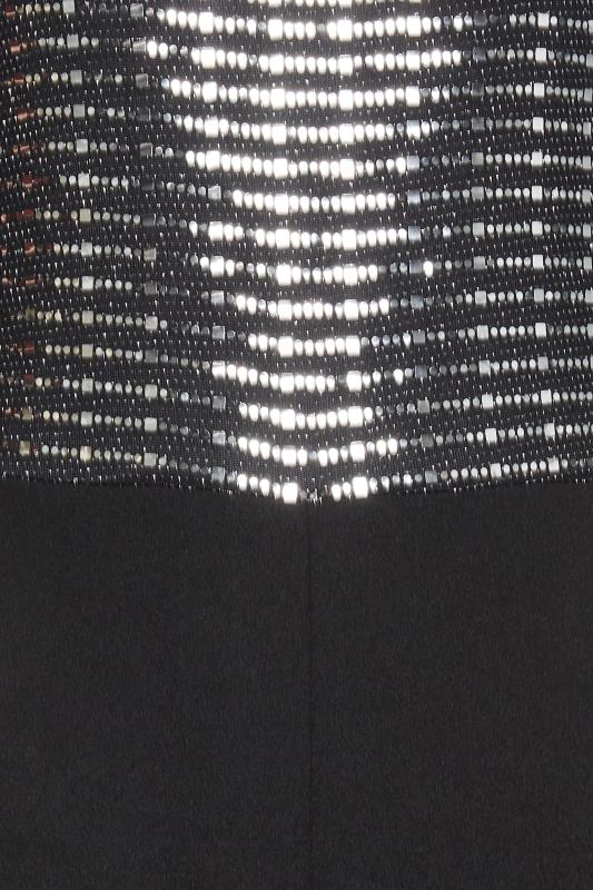 PixieGirl Black & Silver Sequin Halterneck Jumpsuit | PixieGirl  6