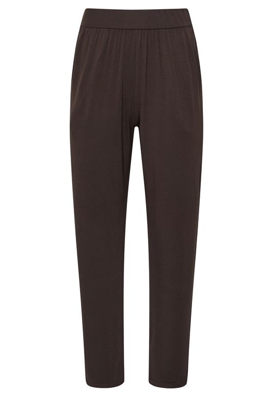 PixieGirl Petite Women's Chocolate Brown Harem Trousers | PixieGirl 5