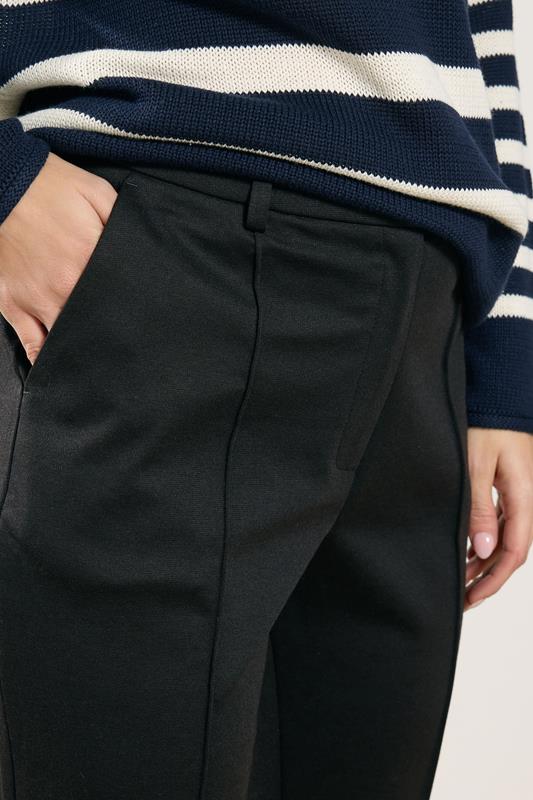 M&Co Black Ponte Slim Leg Trousers | M&Co 4