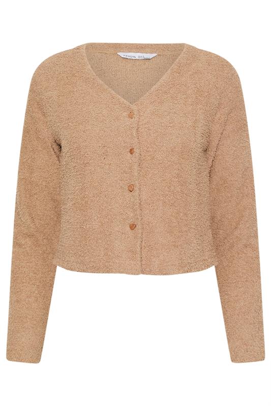 PixieGirl Petite Women's Camel Brown Chenille Cardigan | PixieGirl 5