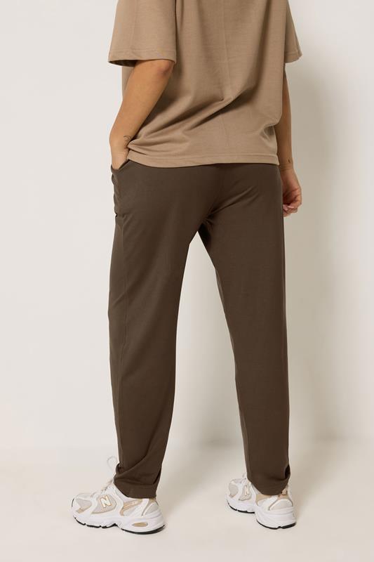 PixieGirl Petite Women's Chocolate Brown Harem Trousers | PixieGirl 4