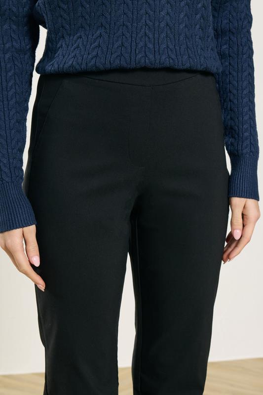 M&Co Black Bootcut Bengaline Trousers | M&Co 4