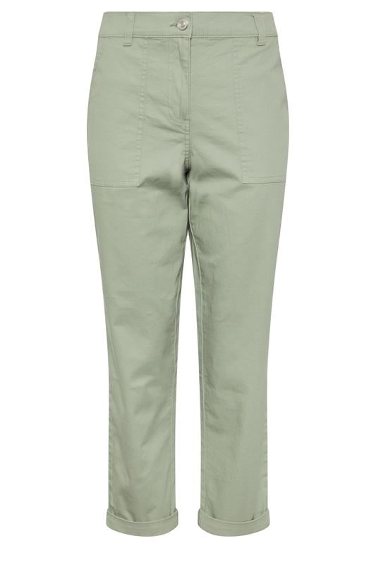 M&Co Sage Green Twill Carpenter Trousers | M&Co 5