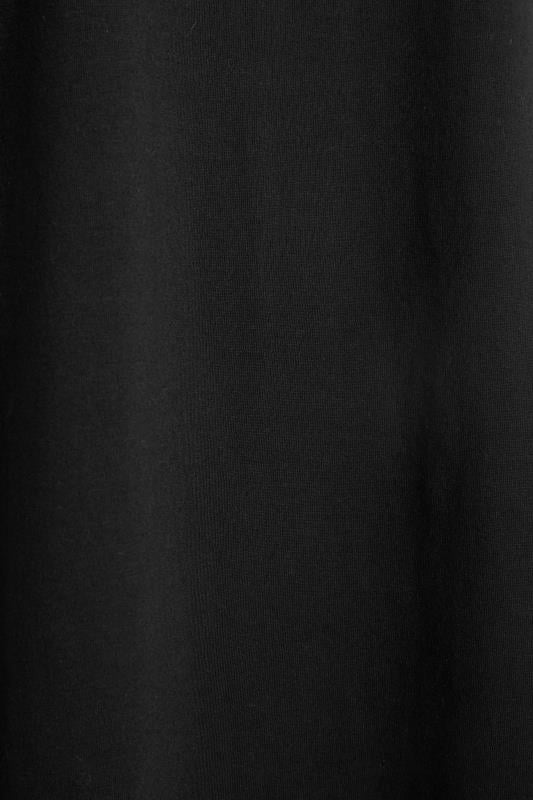 Petite Black Oversized T-Shirt Dress | PixieGirl  5