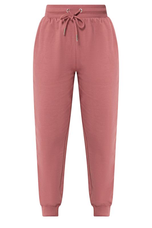 PixieGirl Petite Women's Dark Pink Cuffed Joggers | PixieGirl  5