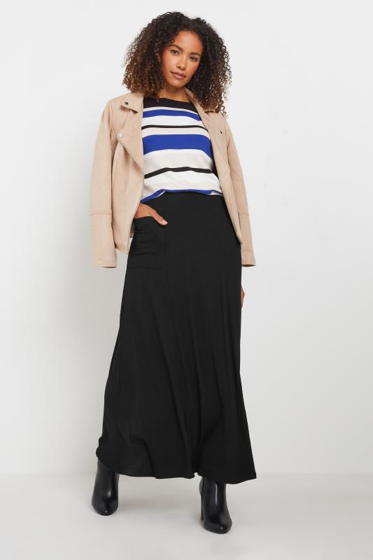 M&Co Black Pocket Maxi Skirt | M&Co 1