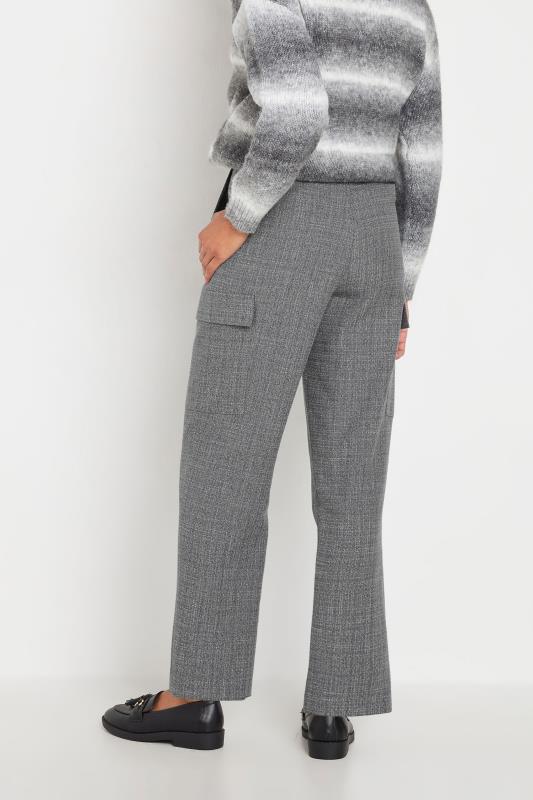 M&Co Grey Textured Cargo Trousers | M&Co 5