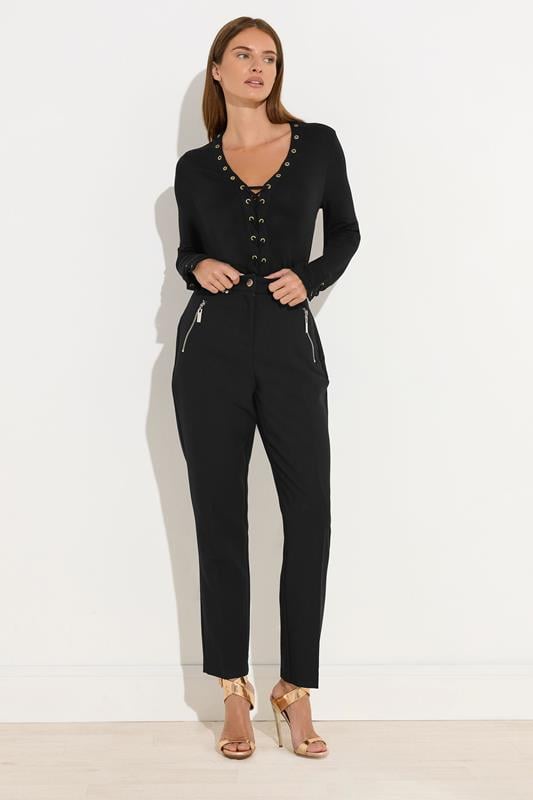 STAR Black Lace Up Eyelet Top | StarByJM 6