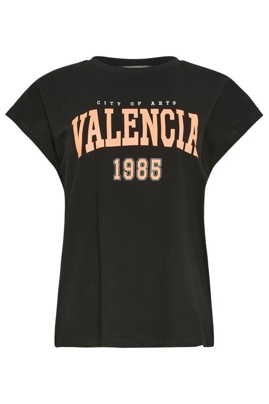 PixieGirl 2 PACK Petite Women's Black & White 'Valencia' Slogan T-Shirts | PixieGirl 8
