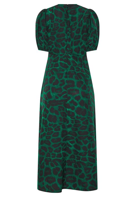 STAR Green Animal Print Satin Dress | StarByJM 6