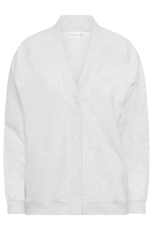 PixieGirl Petite Women's Grey Marl Cardigan | PixieGirl 5