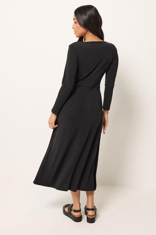 alice and olivia black halter dress Alice + Olivia Velia Sleeveless Collared Mini Dress in Black