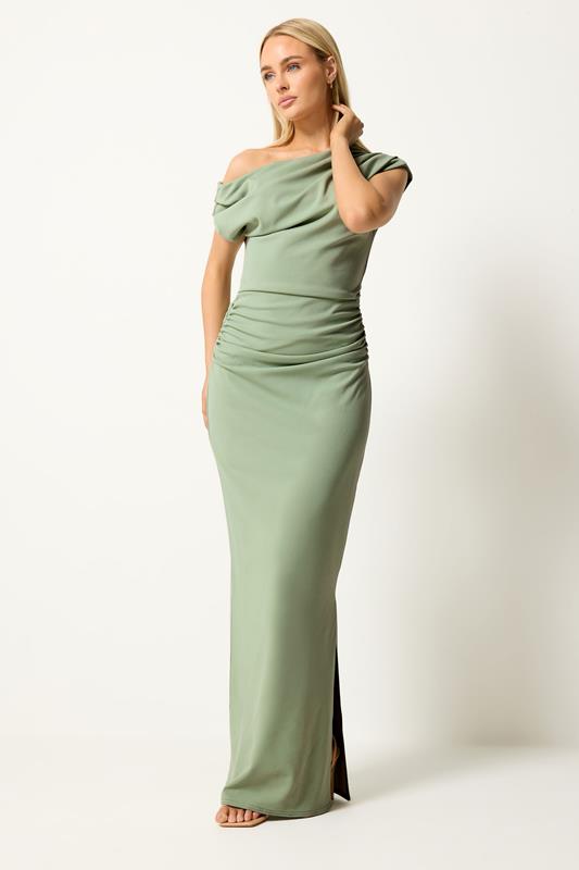 STAR Sage Green Draped Dress | StarByJM 2