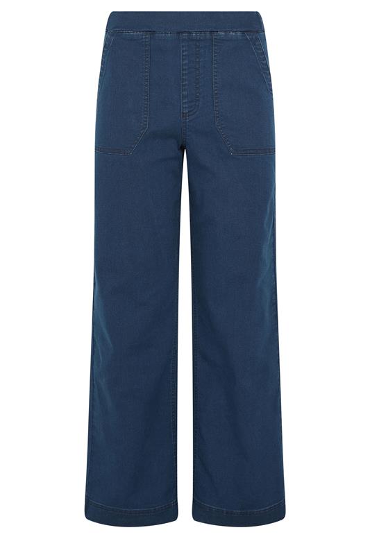 M&Co Indigo Wide Leg Carpenter Jeggings | M&Co 5