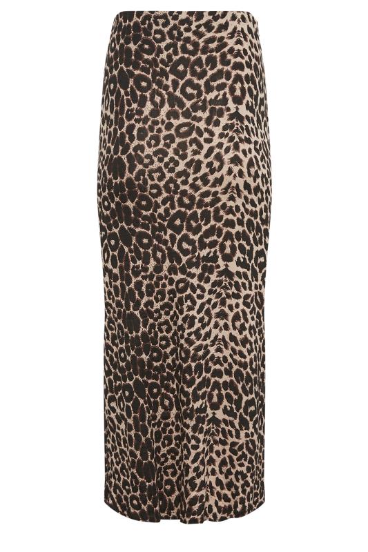 PixieGirl Brown Leopard Print Maxi Skirt | PixieGirl 7