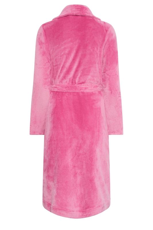 PixieGirl Pink Shawl Collar Dressing Gown | PixieGirl 9
