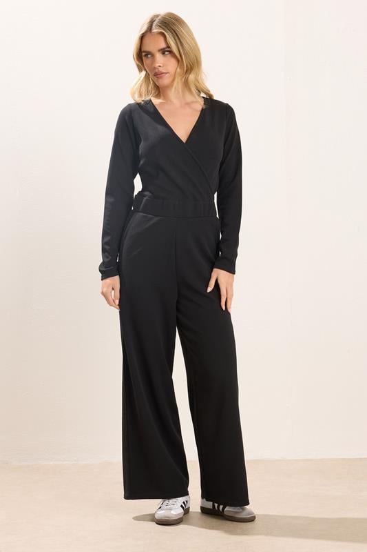 PixieGirl Petite Women's Black Wide Leg Jumpsuit | PixieGirl 2