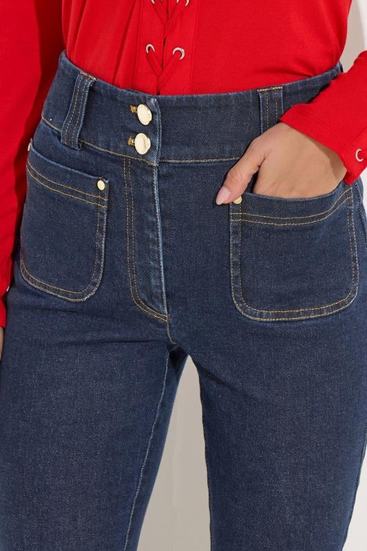 STAR Blue Denim Kick Flare Jeans | StarByJM 5