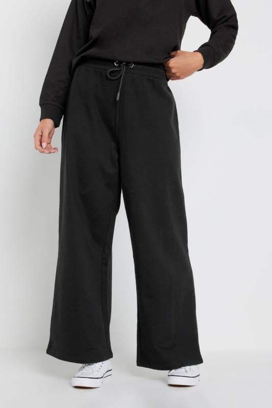 M&Co Petite Black Wide Leg Joggers