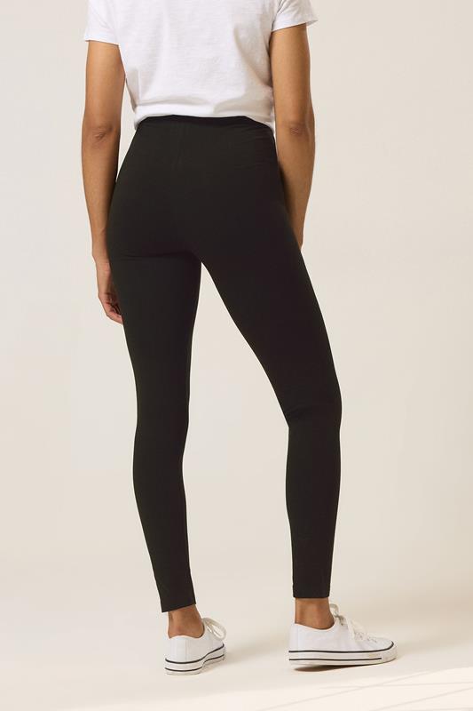M&Co Black Stretch Cotton Leggings | M&Co 2