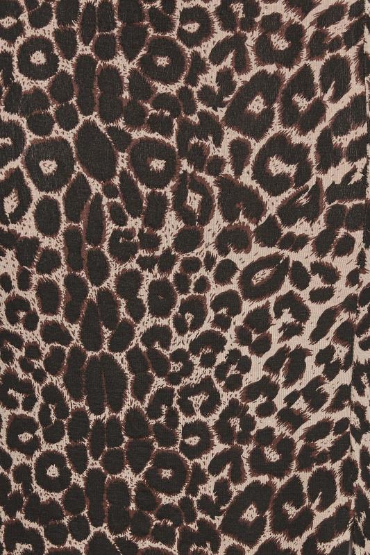 PixieGirl Brown Leopard Print Maxi Skirt | PixieGirl 5