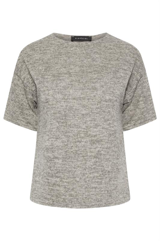 PixieGirl Neutral Brown Short Sleeve T-Shirt | PixieGirl  5