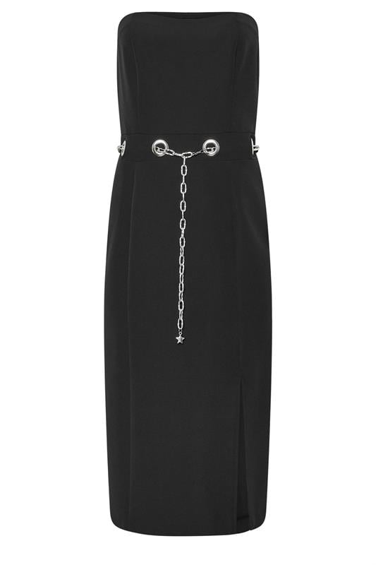 STAR Black Chain Bandeau Midi Dress | StarByJM 1