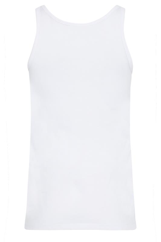2 PACK Petite White & Black Dipped Hem Vest Tops | PixieGirl 9