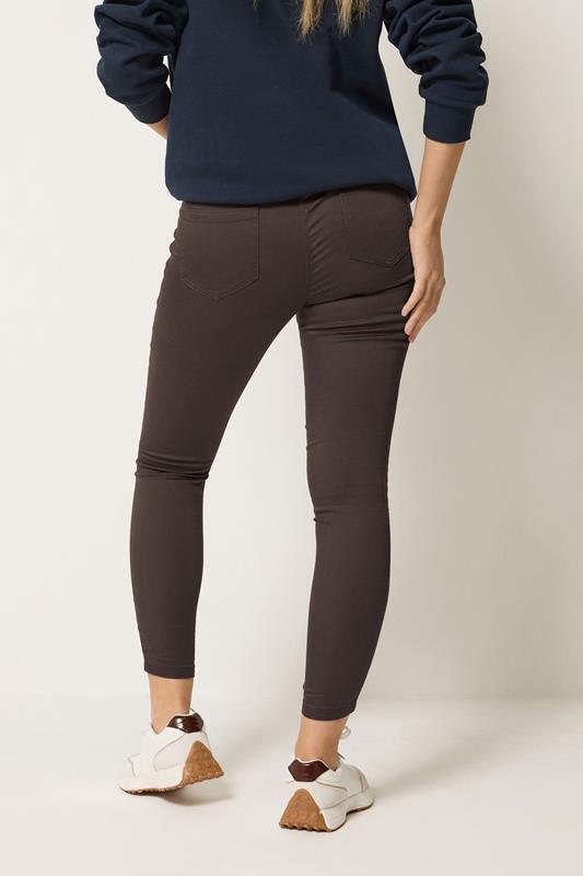 M&Co Chocolate Brown Skinny Jeggings | M&Co 2