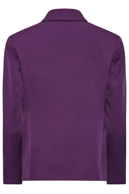 Petite Purple Scuba Lined Blazer | PixieGirl 7