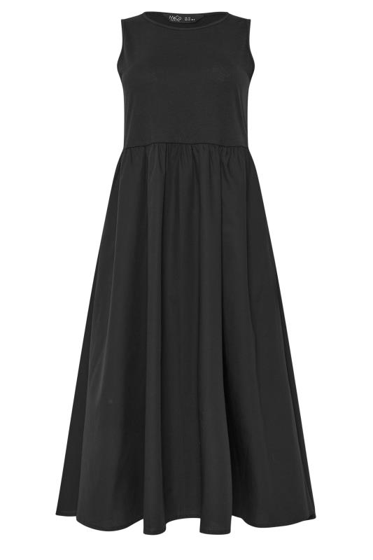 M&Co Petite Black Cotton Sleeveless Dress | M&Co 7