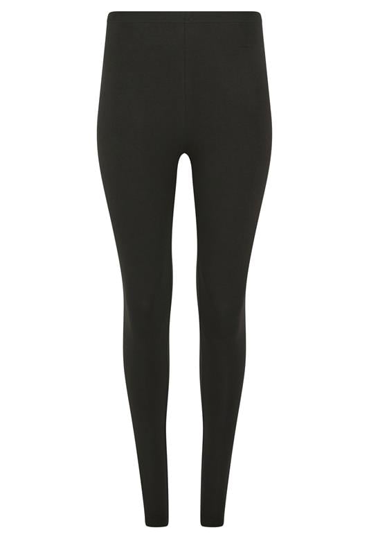 M&Co 2 PACK Black and Chocolate Brown Stretch Leggings | M&Co 8