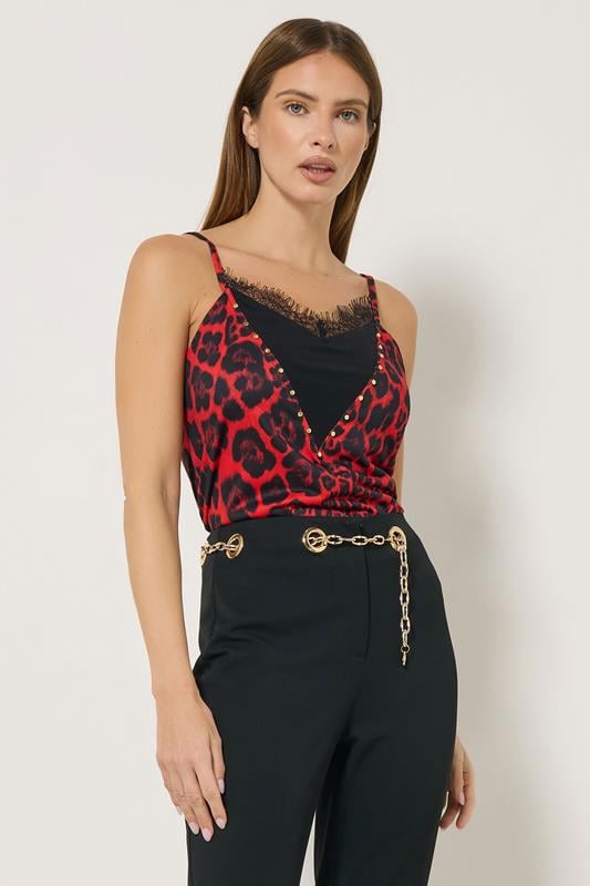 STAR Red Leopard Print Cami Top | StarByJM 2
