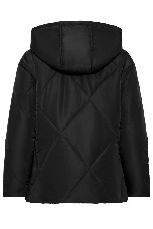 Petite Black Quilted Puffer Jacket | PixieGirl  7