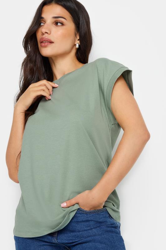 PixieGirl Petite Women's Sage Green Short Sleeve T-Shirt | PixieGirl 4
