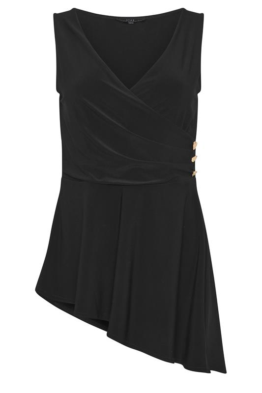 STAR Black Metal Detail Wrap Top | StarByJM 5