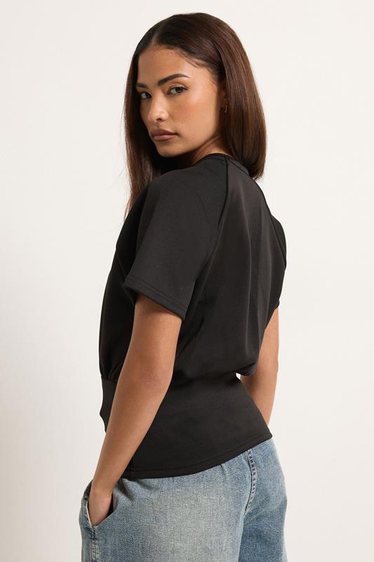 PixieGirl Petite Women's Black Scuba Top | PixieGirl 2